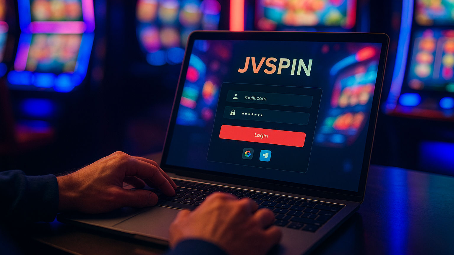 Login no Cassino JVSPIN